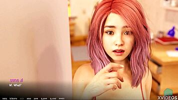 Getting to know Vicky in AOA Academy roleplay 😊