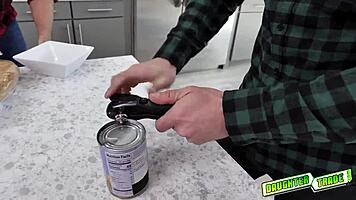 Naomi Blue Rides Mature Rod Hard and Cums All Over It!