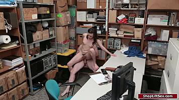 Officer Fucks Teen 18+ For Stealing