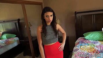 Cute Teen Babe With Huge Tits Enjoys Masturbation