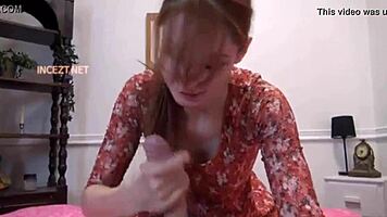 best cute virgin teen gives amazing cumshot blowjob to her first time partner. she looks so innocent doing it.