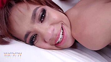 Hey, check this Brazilian cutie Larinha getting assfucked in a wild threesome with DAP! 😜