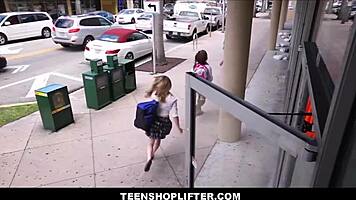 big natural tits blonde teen 18+ shoplifter fucked by officer with monster cock