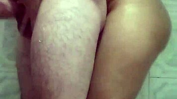 Chubby Teen Invited to Motel Bathroom Meeting by Cousin