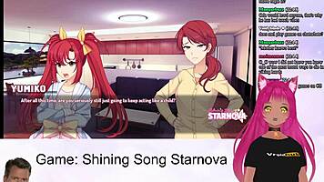What Route Are You Playing in Vtuber Lewdneko's Shining Song Starnova Aki Part 2?