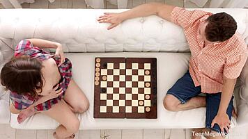 Sofy Torn plays checkers then doggy, he says.