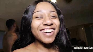 Sim, thick cutie Amari Gols, you swallowing that BBC from Jovan Jordan?