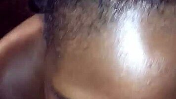 darkskin shy teen tries blowjob first time 😳