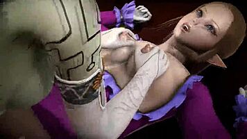 Futa Princess Zelda Creampied by Puppet in 3D Action