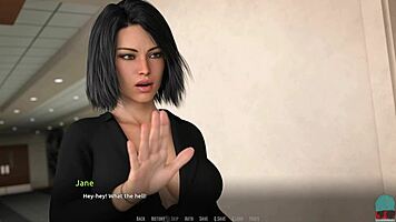 Intriguing rockstar roleplay with redhead brunette babe in game