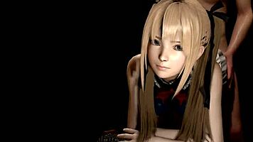 Marie Rose in that hentai chair! What a wild ride!