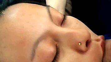 Deep throat magic with Colombian's homemade mouthful happy ending