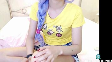 Nerdy Asian Petite Emmy's Camgirl Show