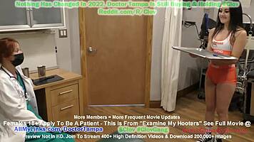 New Hooters girl Blaire Celeste humiliated in physical exam by Dr. Stacy Shepard