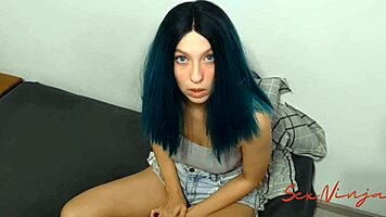 Caught step sister squirting 😍