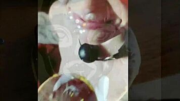 Submissive Amalia Gets FUCKED HARD and EATS Cum