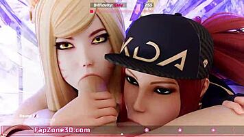 In this 3d hentai orgy, lovely sluts take cocks in every hole