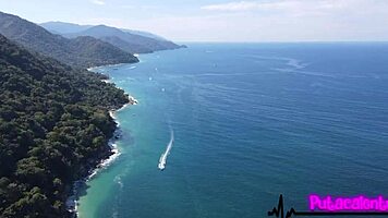 hot russian milf gives delicious outdoor doggystyle sex