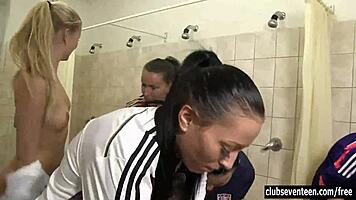 Hot teens in shower, what happens next?