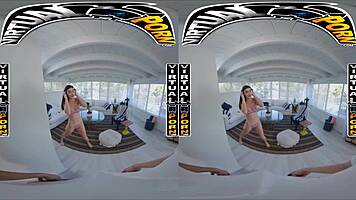 VIRTUAL PORN - MAE MILANOS STEP CREEP FUCKS HER HARD!