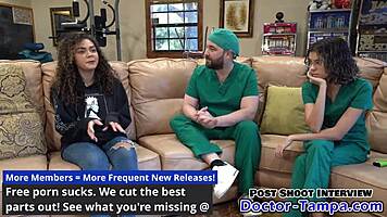 omg, i’m like so nervous, becoming doctor tampa for mara luvs 1st gyno exam