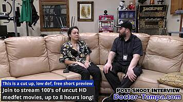 omg, i’m like so nervous, becoming doctor tampa for mara luvs 1st gyno exam