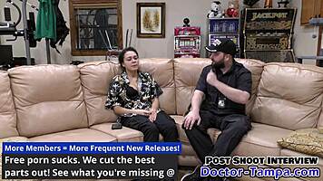 omg, i’m like so nervous, becoming doctor tampa for mara luvs 1st gyno exam