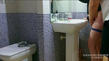 My boyfriend jerks off my pregnant friend in wild 3some fun