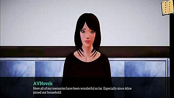 my new family episode where redhead cowgirl rides big cock in homemade anime game