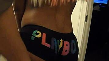 I love spanking that cute ebony teen's firm ass