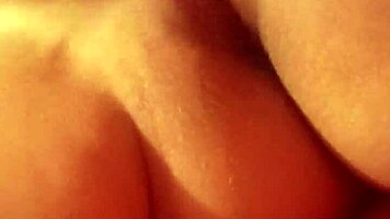 teen 18+ explores self-touching in a relaxed amateur setting