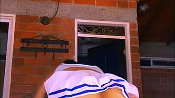 i feel shy and sensual with this latina teen's tight college cheating