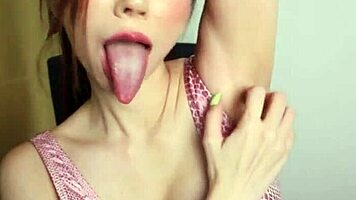 Is April Maxima licking her armpits for you? Kinky tease!