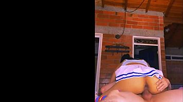 i feel shy and sensual with this latina teen's tight college cheating