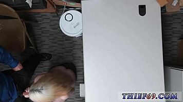 tits police anime attempted thieft