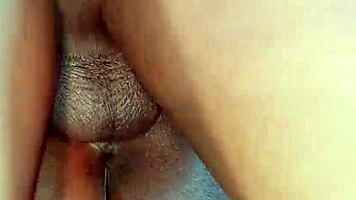Horny couple Sumona and Rubel engage in deepthroat and fucking with big black cock.