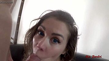 mia bandini bounces her perfect booty on the dick with rough assfucking and cumshot!