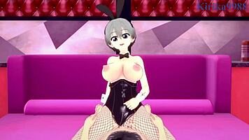 Hana Uzaki And Yanagi Uzaki In Bunny Girl Outfits - Uzaki-Chan Wants To Hang Out Hentai