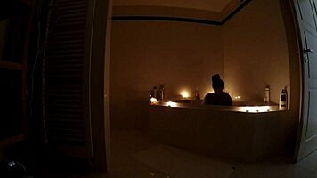 I secretly filmed my petite girlfriend's bathtime with a gopro for some voyeur fun.