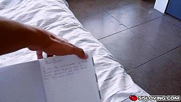 Layla London gets pounded doggystyle by her horny stepbrother.