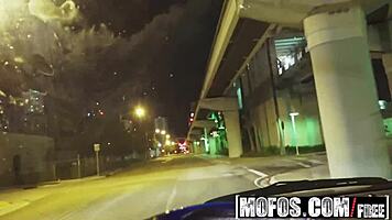 Wow! Mofos stranded teen Kelly Greene gets naughty banged from behind in wild threesome