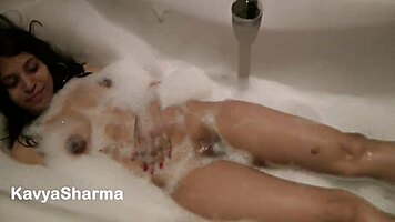 hot indian babe kavya sharma cums in bathroom sex with mother-in-law and aunt