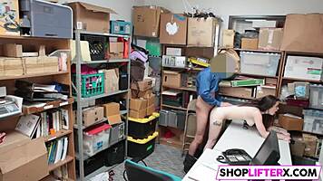 Teen Accepts Big Cock Punishment In Office