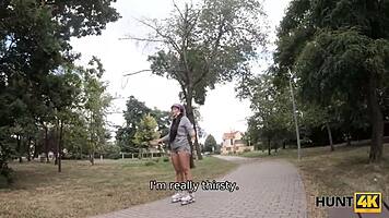 Hunt4k Submissive Guy Gets Cash For Girlfriend's Wild Sex With Hunter