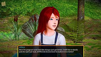 teen with small tits in erotic cartoon game