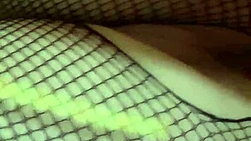 I love bama's blowjob in fishnets