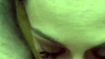 Candie Cross Kneels For A Facial Treatment Session