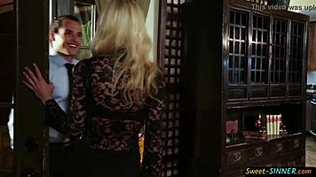 saucy blonde fucks at the office