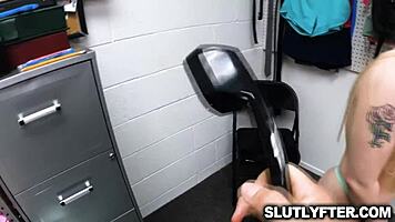 Teen Nerd Haley Spades Licks Monster Cock In Office!