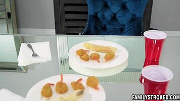 Naughty Stepsiblings Josie Tucker and Peter Green Shower Together